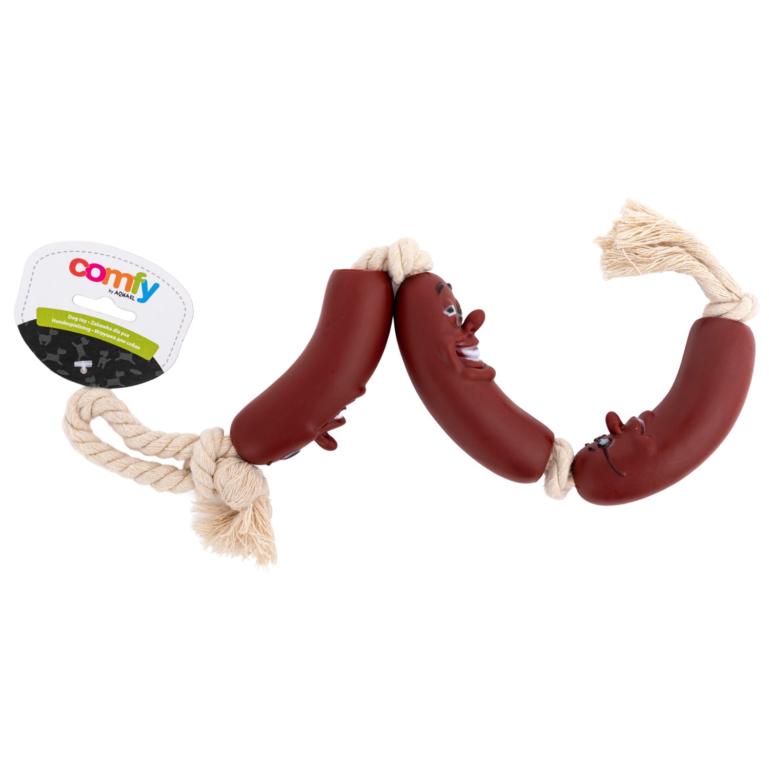 Dog Toy - Rubber Sausages